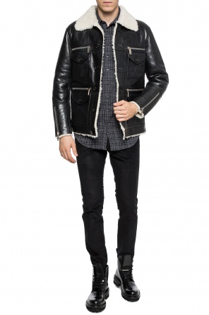 Fur-trimmed jacket, zdjęcie 2 Fur-trimmed jacket od Dsquared2